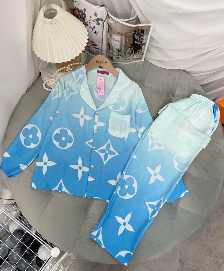 Bộ dài tay lụa Mango cao cấp Vic size 40-60kg