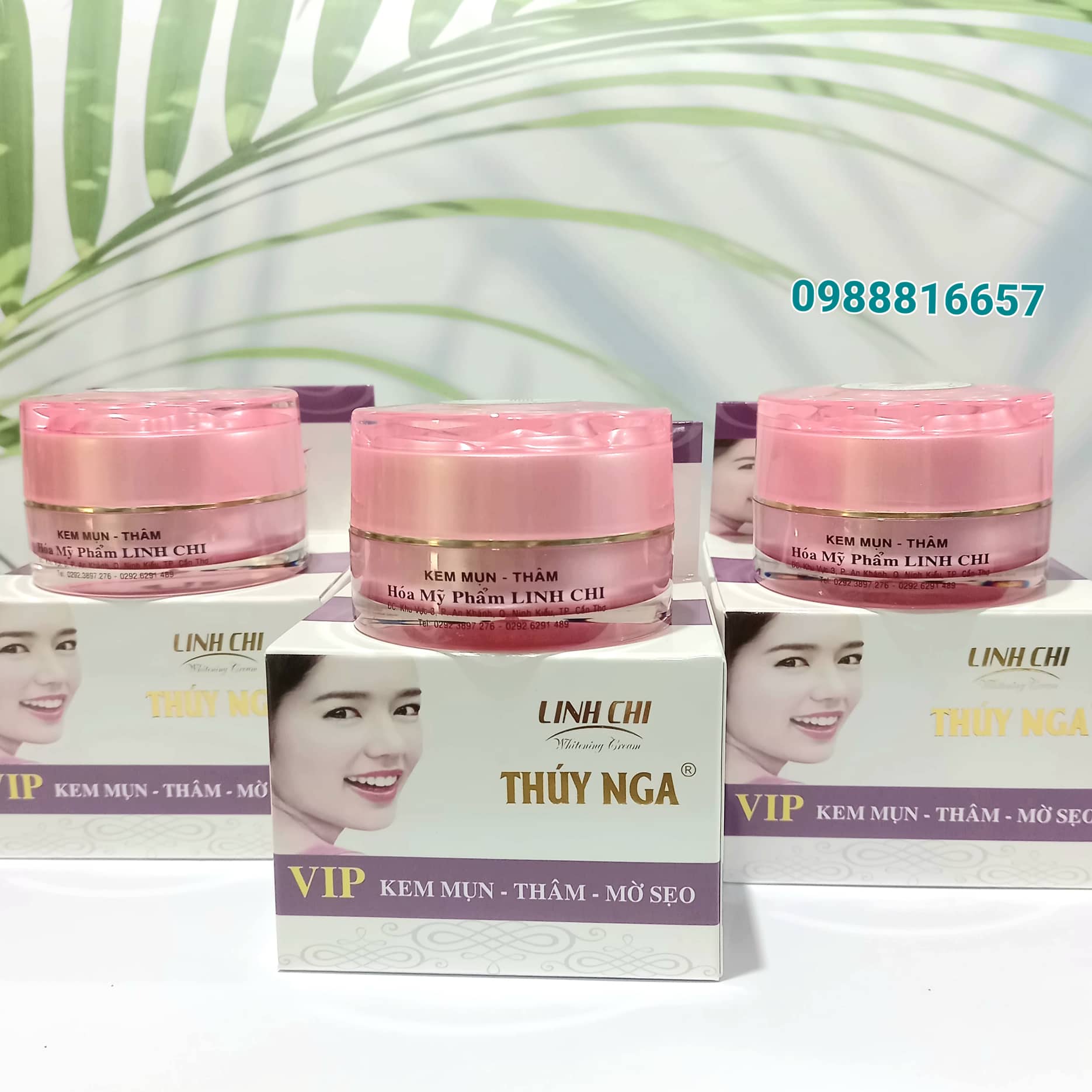 Kem mụn-thâm-mờ sẹo vip linh chi thúy nga