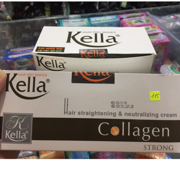 Kem duỗi tóc kella