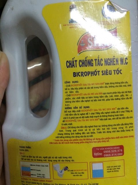Sifa Nước Thông Cống , Cầu Siêu Mạnh 700G ( Khách Nt Chọn Loại Cống Hoặc Cầu )