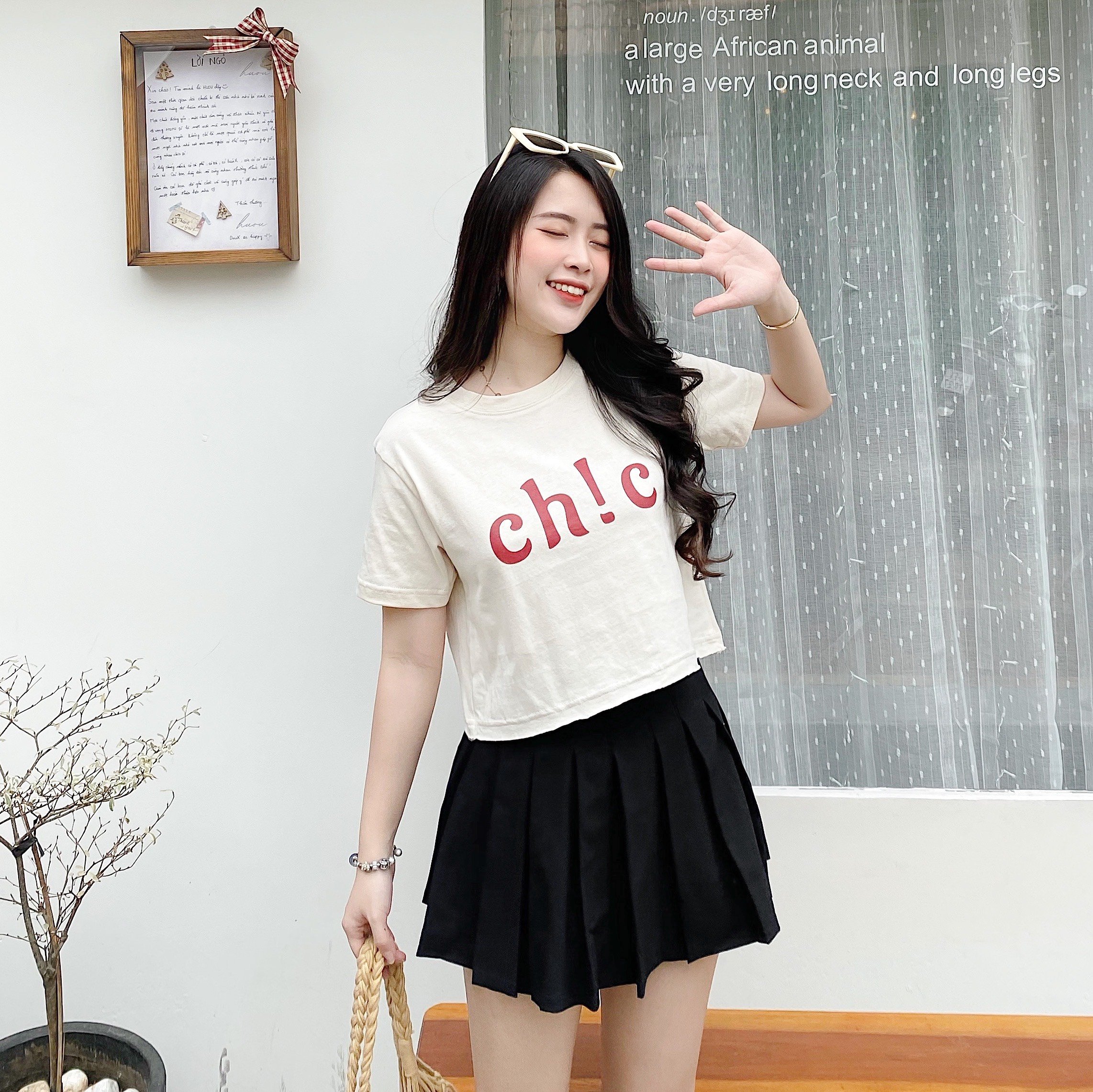ZAREEN | CHÂN VÁY TENNIS VAA39 ĐEN