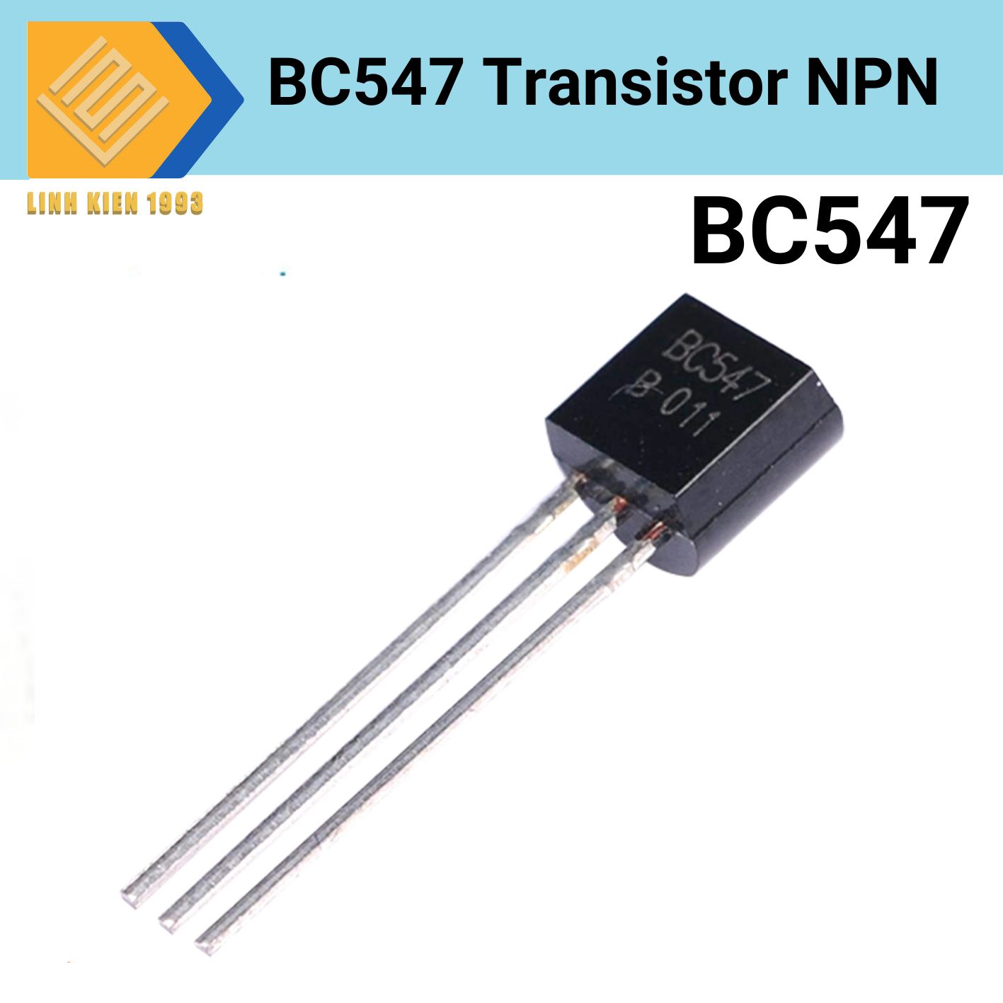Bc547 transistor npn 45v 0.1a 3 chân to-92