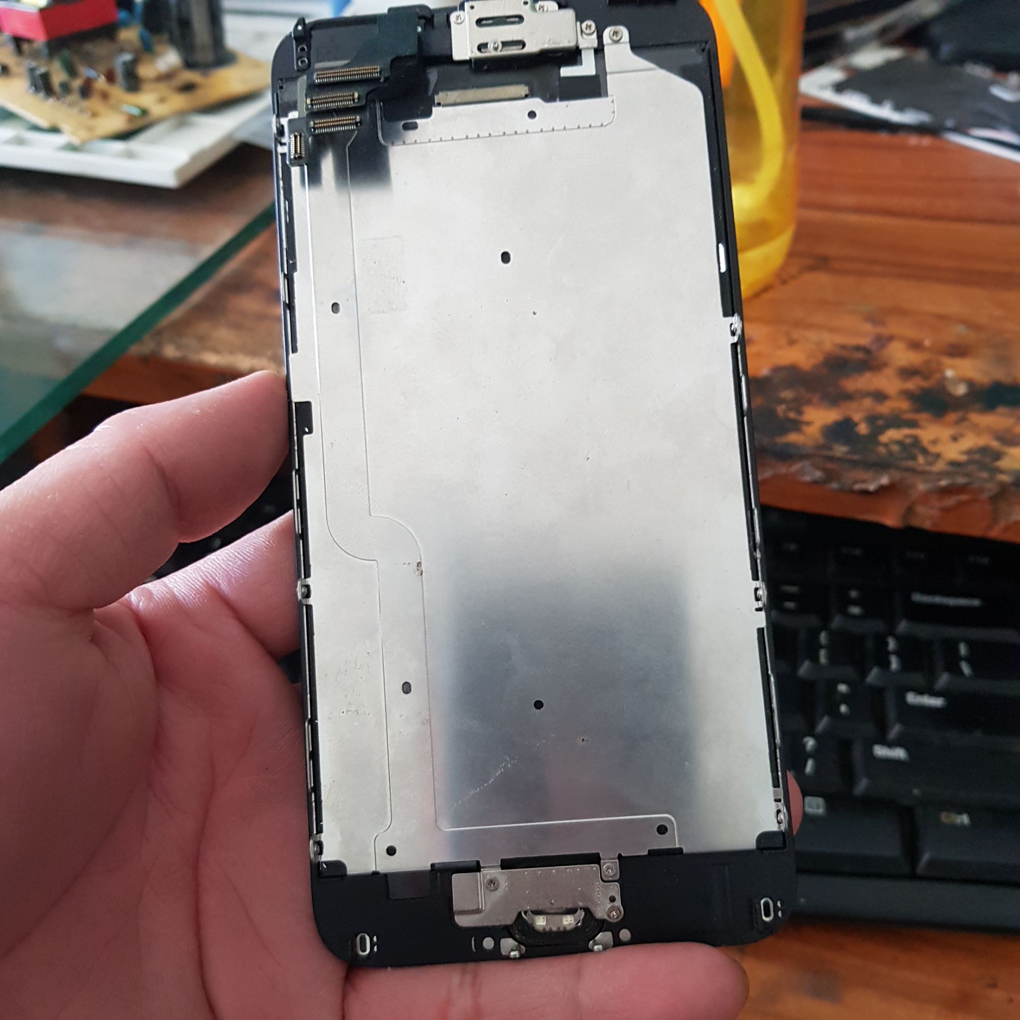 màn hình iphone 6 plus đen zin bóc máy