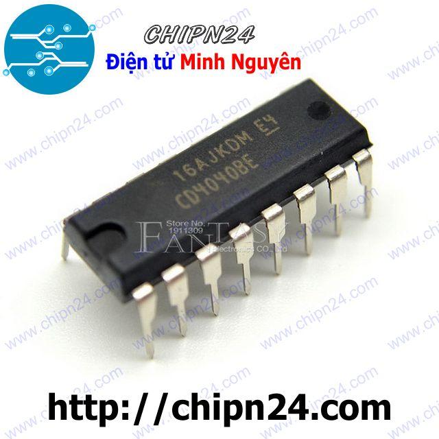 [2 con] (DIP) IC CD4040 DIP-16 (CD4040BE 4040)