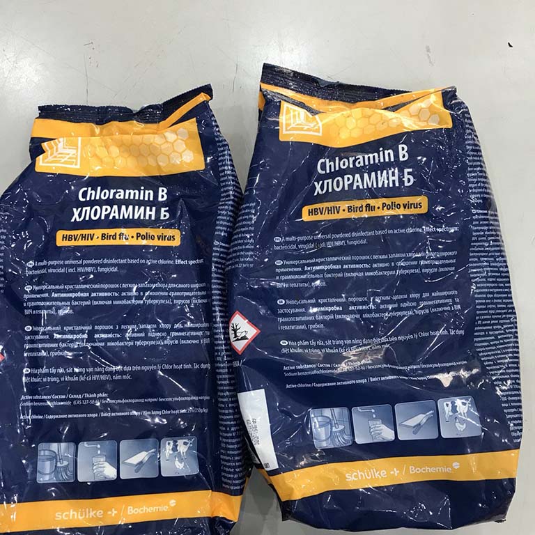 Chất diệt khuẩn, sát khuẩn Cloramin B ( Nhập khẩu CH séc) - Gói 1kg