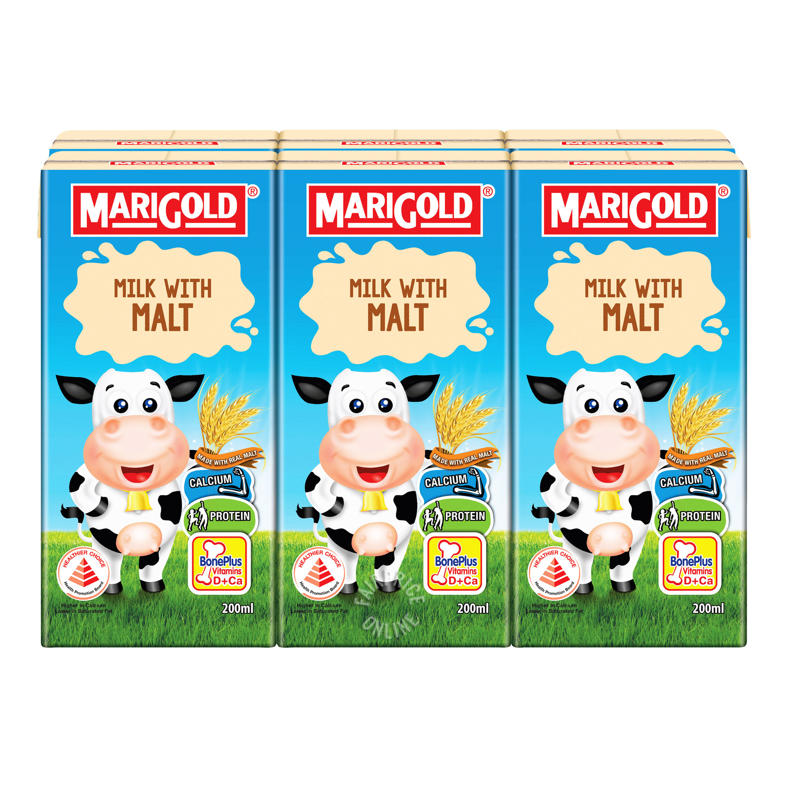 Sữa Lúa Mạch Marigold Thùng 24 Hộp 200ml