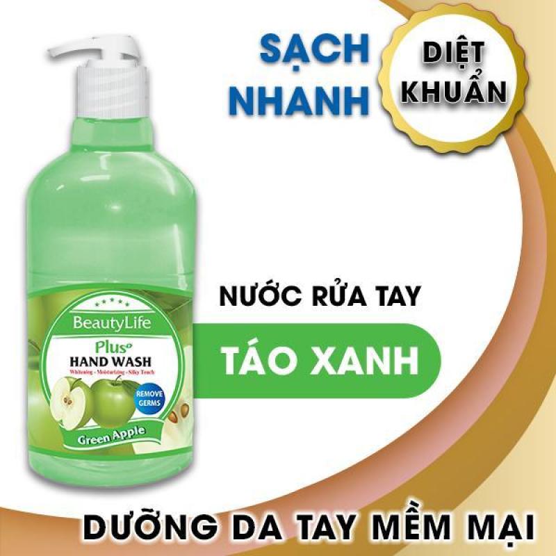Nước rửa tay diệt khuẩn hương táo xanh Beauty life 375g