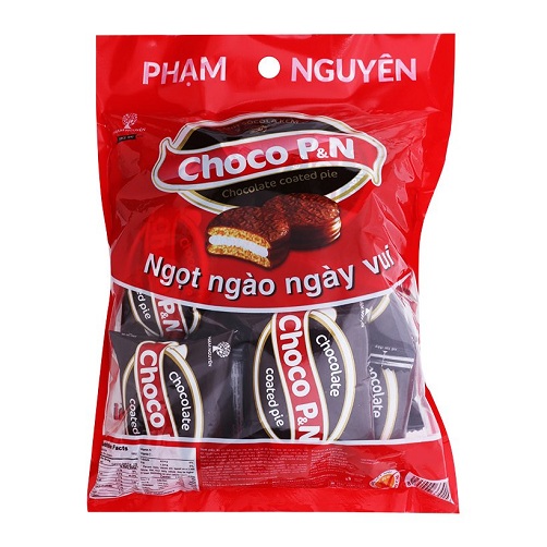 Bánh socola kem choco pn gói 216g