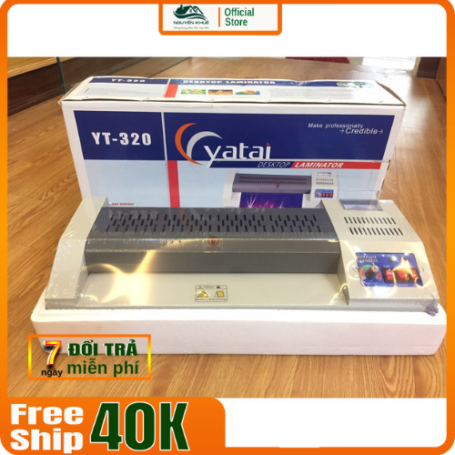 Máy ép Plastic YT - 320 khổ A3, 4 Rullo - Máy ép ảnh (cam kết HÀNG CHÍNH HÃNG)