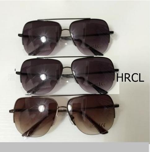 [HCM]Kính thời trang nữa viền hình mắt mèo HRCL334 ( XÁM TRÀ)