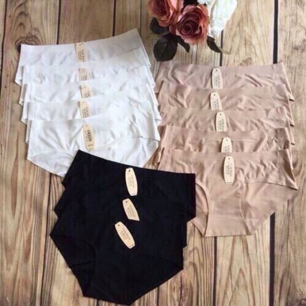 Combo 10 q su trơn thun lạnh. quần chíp. quần lót nữ
