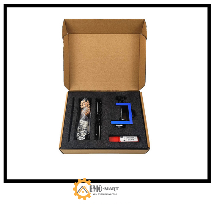 [FreeshipMAX] Bộ cữ khoan ốc cam, chốt gỗ 3in1