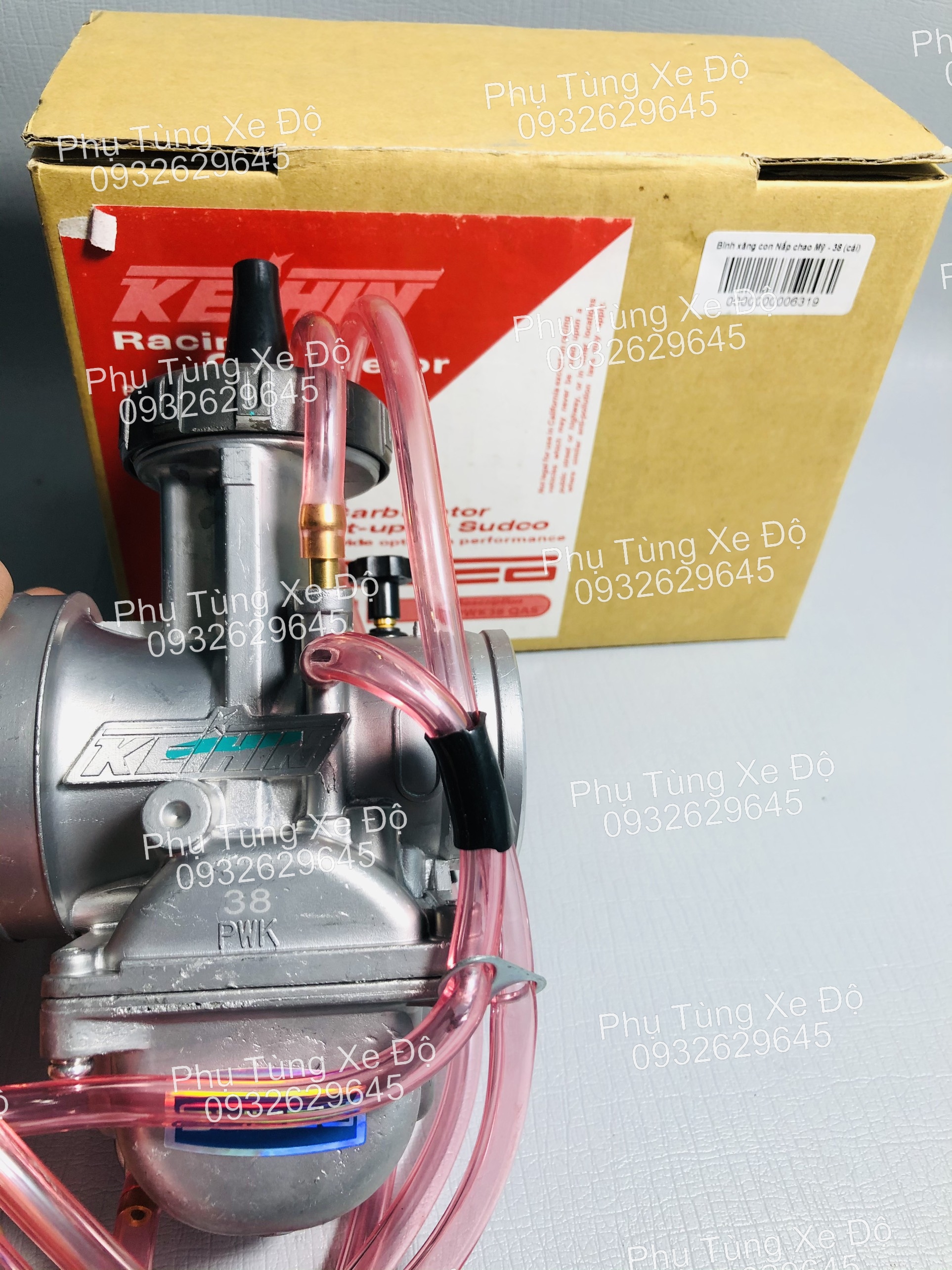 BÌNH XĂNG CON Nắp Chao 38mm ( Cánh Gió )