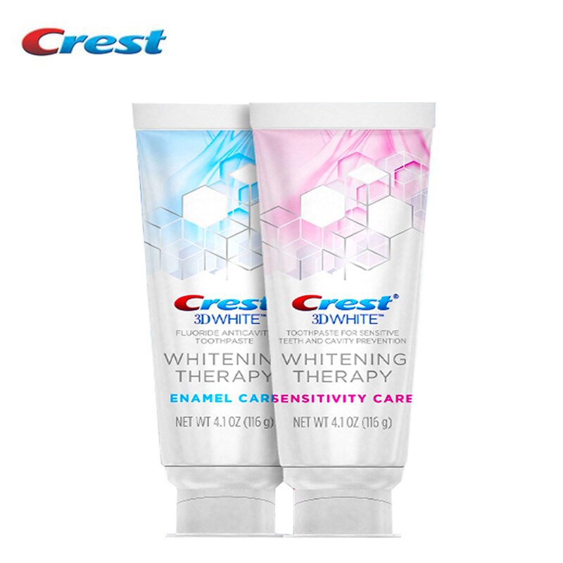 Kem Đánh Răng Trắng Sáng,Kháng Khuẩn, Ngừa Sâu Răng Thế Hệ Mới Crest Advanced Whitening Technology + Advanced Stain Protection Toothpaste 116g (100% USA)