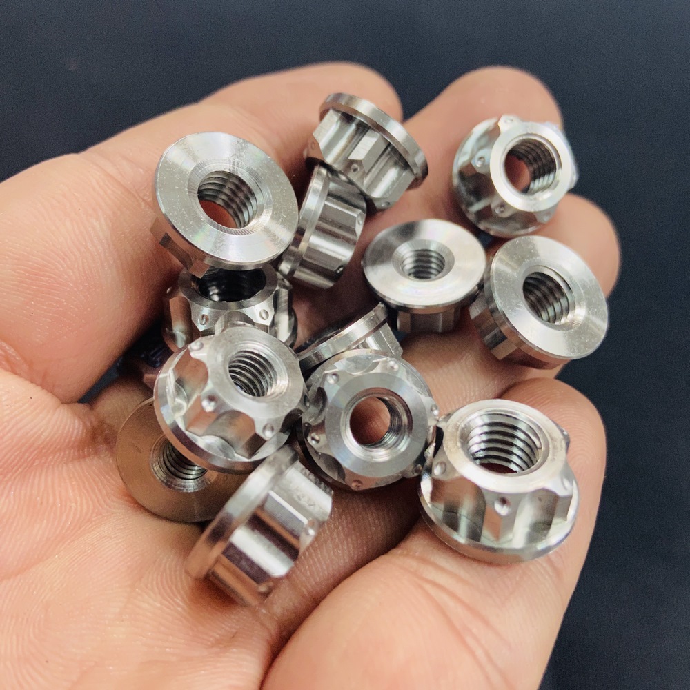 [SÁNG BÓNG] Tán SALAYA 8ly INOX đầu hở sáng bóng trang trí cốt, đùm, trục, các chi tiết ốc trên xe