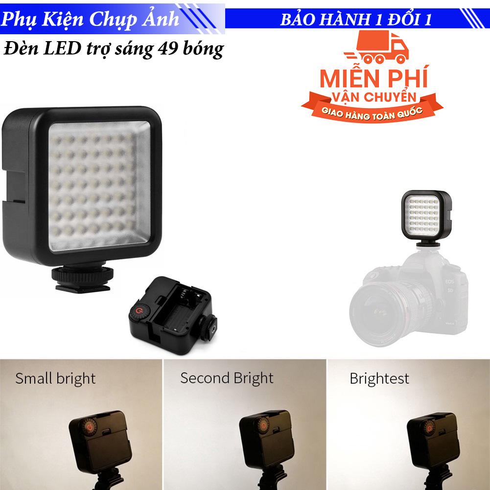 Đèn led mini 49 Bóng - Trợ sáng chụp ảnh quay phim - máy ảnh điện thoại