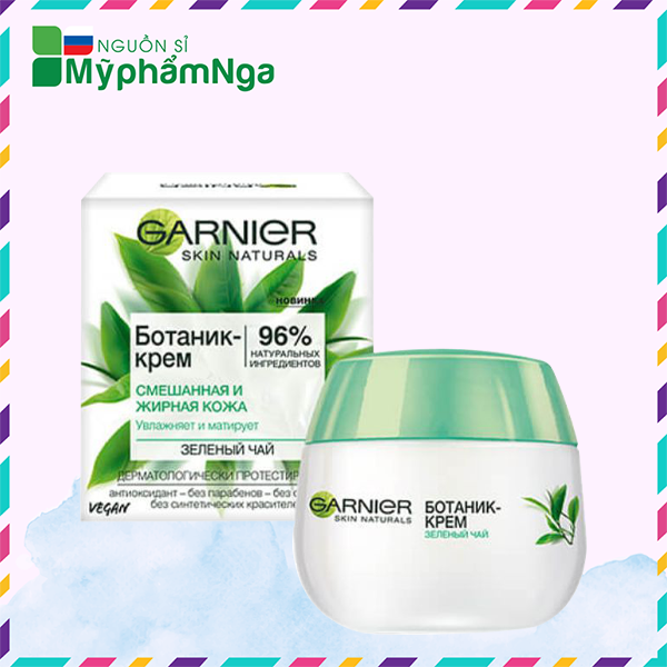 Kem dưỡng Garnier trà xanh cho da dầu