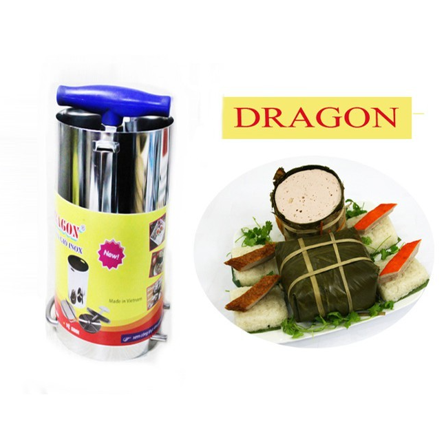 [HCM]Khuôn Làm Giò Chả Inox 0.5kg Dragon