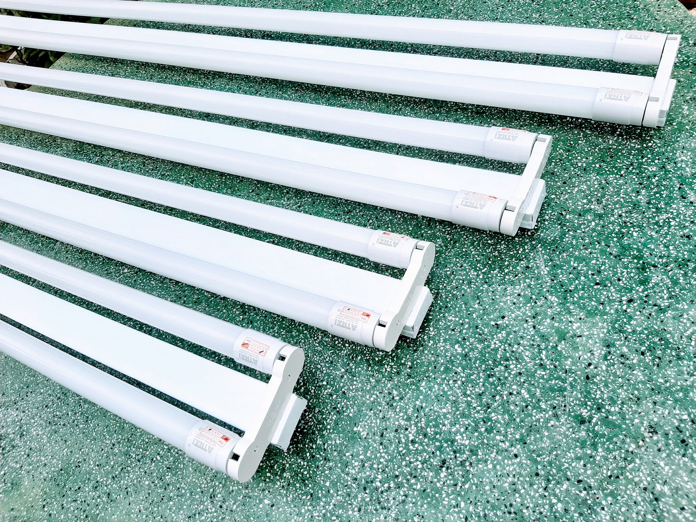 Combo 4 Bộ Đèn Led Tuýp Đôi 1m2 ( 1.2m ) Sáng Trắng 22W - Led Tuýp Cặp 1m2