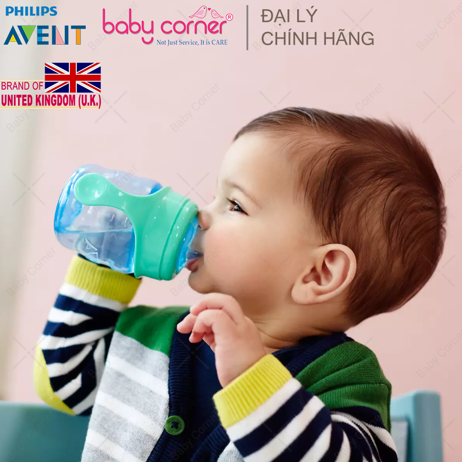 [Chính Hãng] Bình Uống Nước Có Vòi Philips Avent 200ml Cho Bé 6M+
