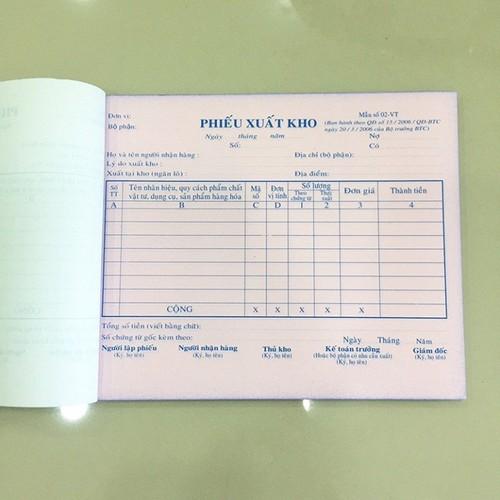 Combo 10 cuốn Phiếu xuất kho 2 liên - 16 x 20cm