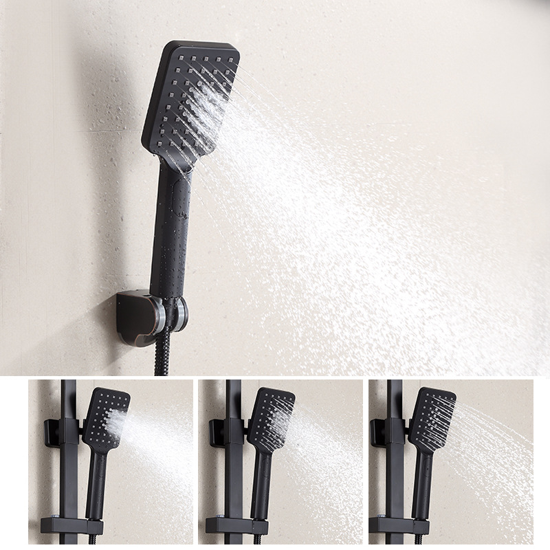 Cây sen tắm nóng lạnh cao cấp Tera Jet Black