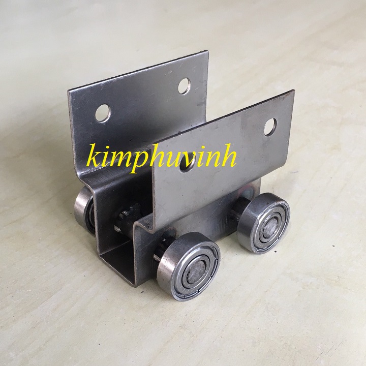 01 CÁI - BÁNH XE TREO MÁNG (LOẠI 40mm - 04 BÁNH)