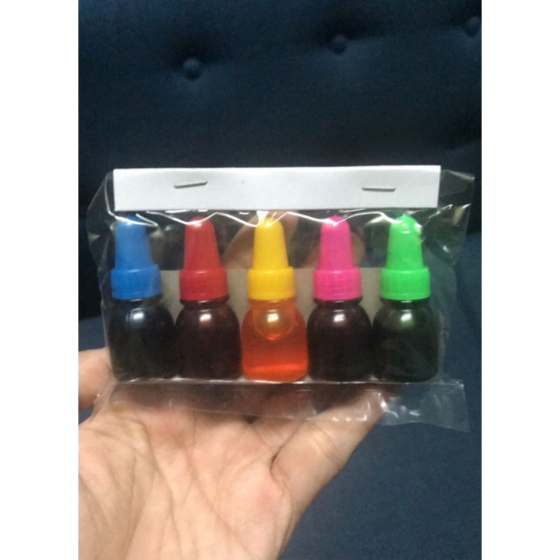 Màu nước thực phẩm Thiên Thành 1 vỉ 5 mầu (5ml/chai)
