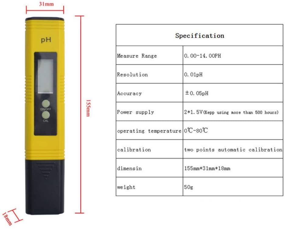 Bút Test PH Của Nước PH-02 - Máy Đo PH Nước Hồ Cá Cảnh