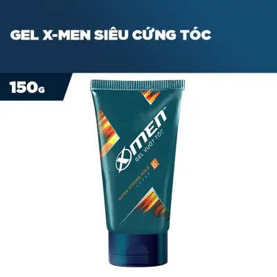 X Men - Gel vuốt tóc X-men Siêu cứng tóc 150g - Super Strong Hold - Giá Sỉ