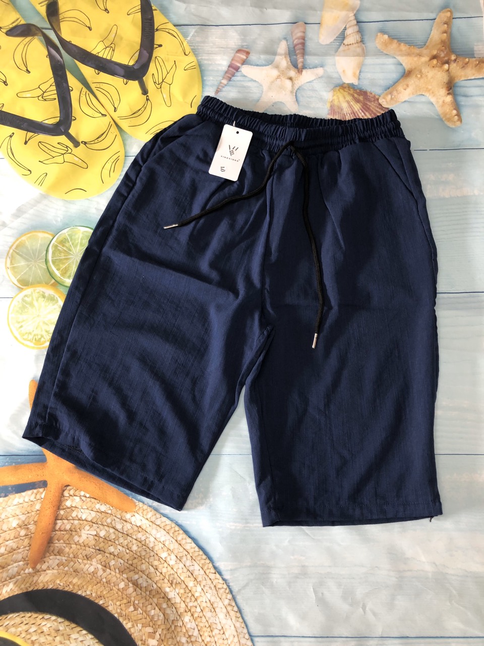 quần short đũi nam cạp chun nhiều màu