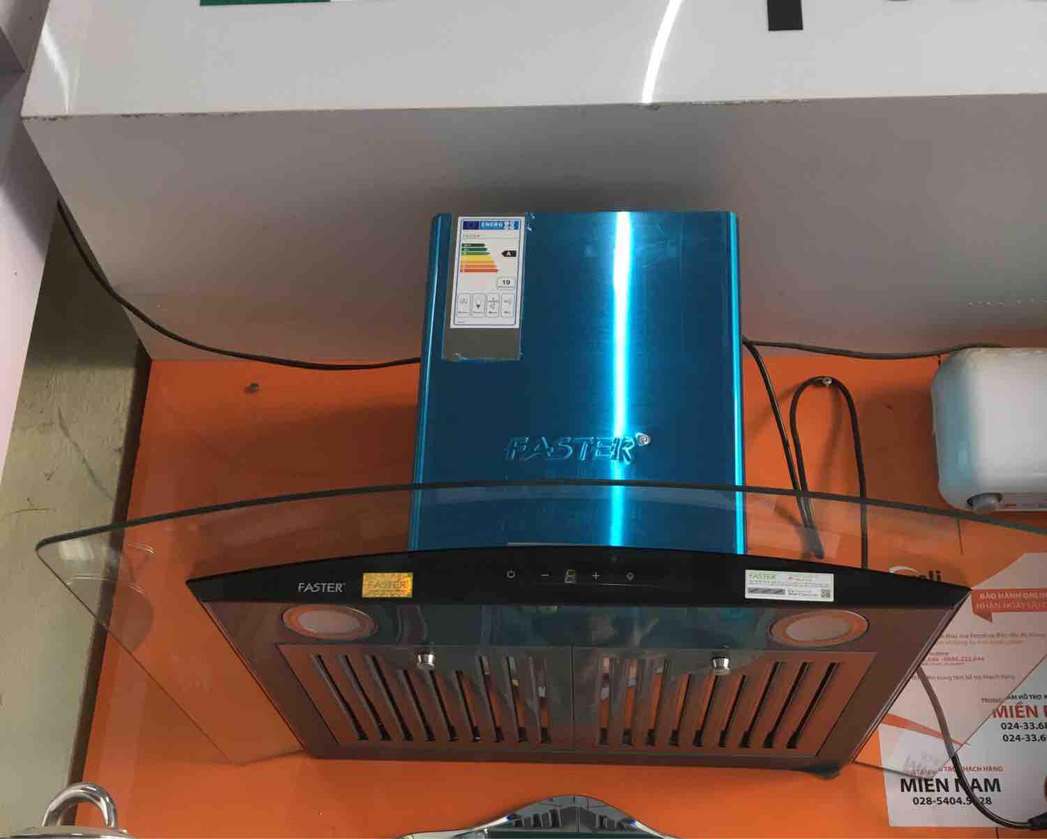 Máy hút mùi kính cong Faster Fs 3388CH1