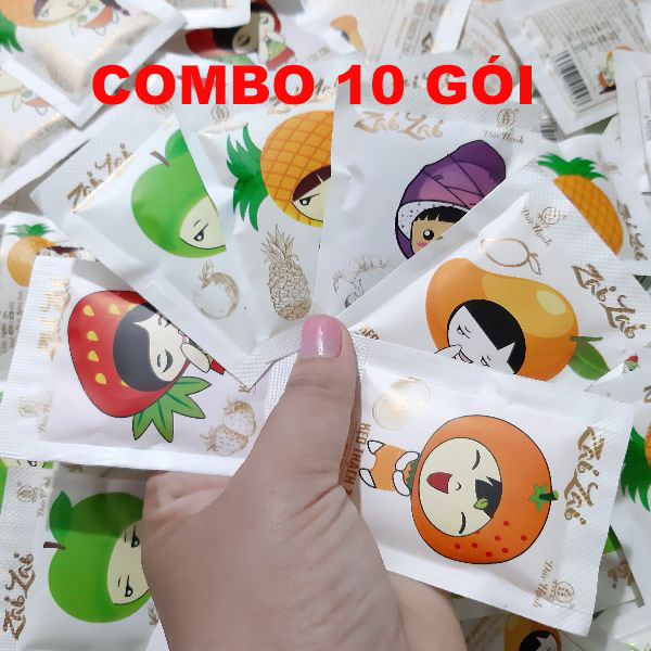 COMBO 10 GÓI OR 5 GÓI  kẹo thạch rau câu Zai Zai Đức Hạnh - ăn vặt