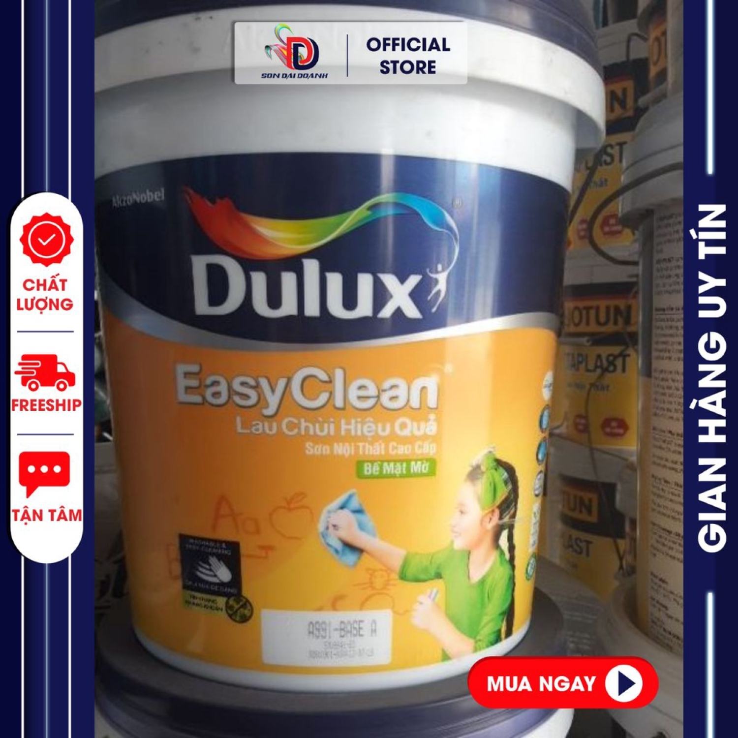 SƠN DULUX LAU CHÙI EASY CLEAN 18 LÍT