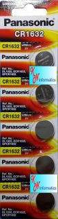Pin CR1632 Panasonic - 1 Vỉ 5 viên - Made in Indonesia thumbnail