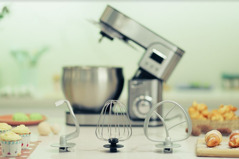 [HÀNG CHÍNH HÃNG] MÁY ĐÁNH TRỨNG TRỘN BỘT ĐA NĂNG 8L UNIE EM5