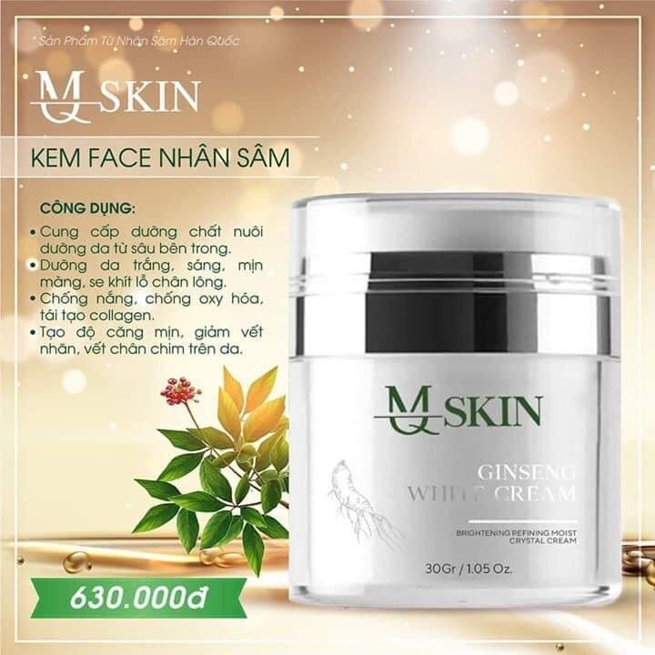 kem face nhân sâm mqskin