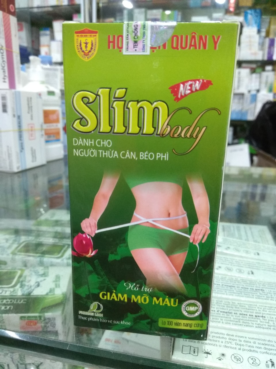 Viên uống giảm cân Slim body Học Viện Quân Y