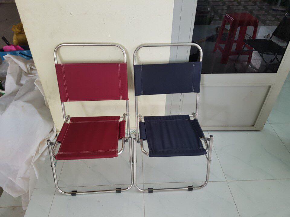 4 GHẾ XẾP VẢI DÙ LƯNG THẤP