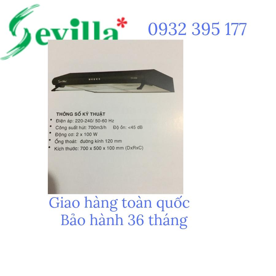 Máy hút mùi Sevilla SV 08 Black-QUANG VINH