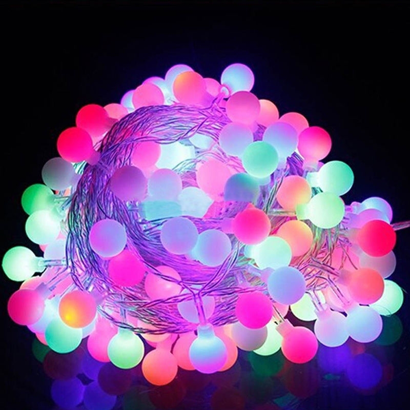 Đèn Led Dây Hình Bóng Bi Dài 4m Chớp Nhiều Màu