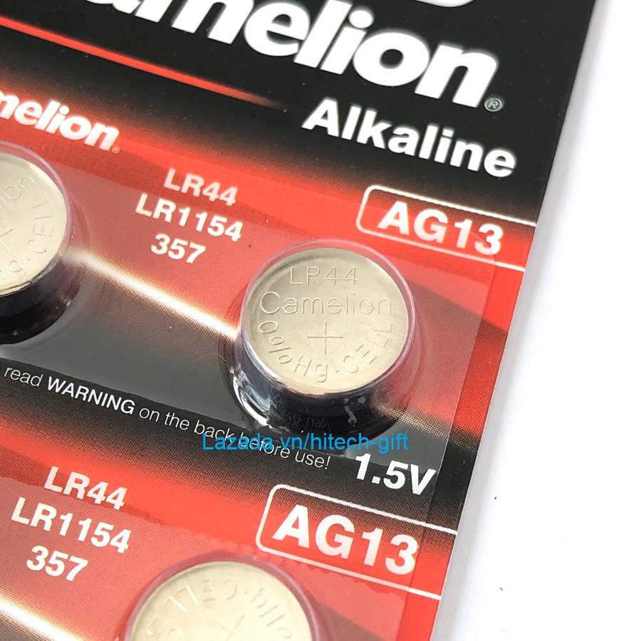 Pin Hạt Nút AG13 Camelion LR44 A76 SR44W GP76A 357