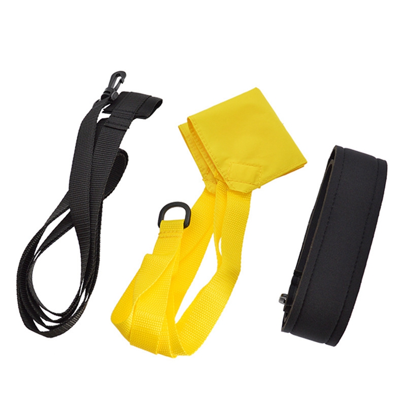 Swim Training Belt Resistance Parachute,Swim Tether Stationary Swimming, Swim Harness Static