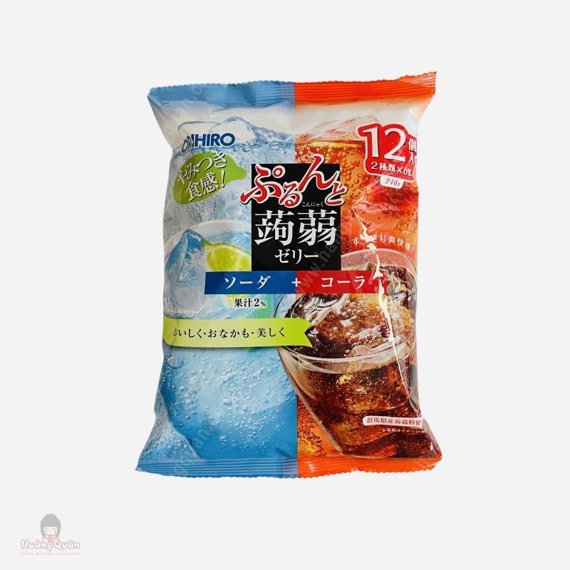Thạch trái cây Orihiro Nhật Bản 240g