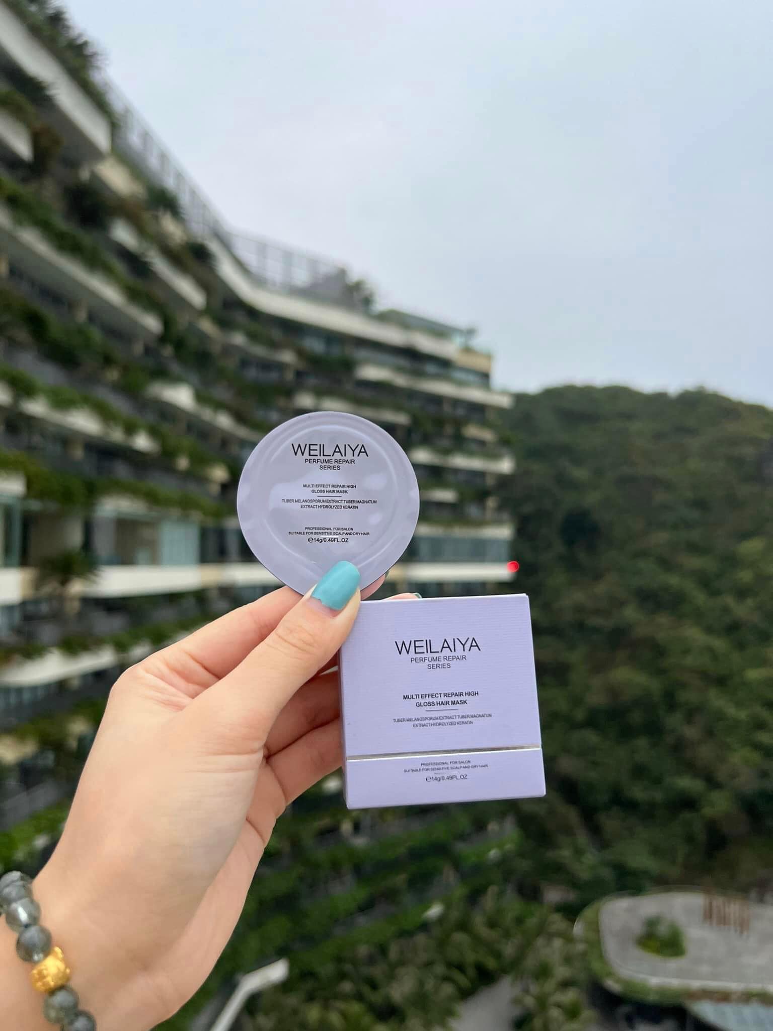 Dầu hấp tóc, gội xả nấm truffle & sữa tắm hoa hồng weilaiya