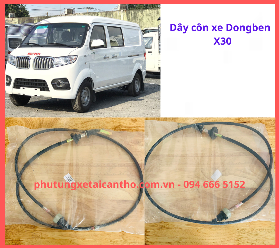 Dây côn, dây ga, dây số xe Dongben X30