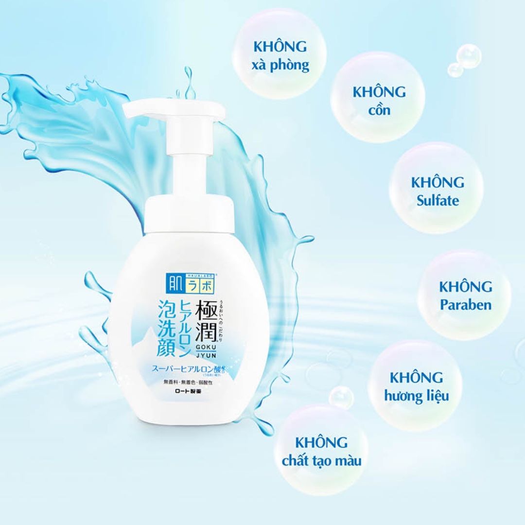 Sữa Rửa Mặt  Tạo Bọt Hada Labo Tạo Bọt (Hadalabo Rohto)