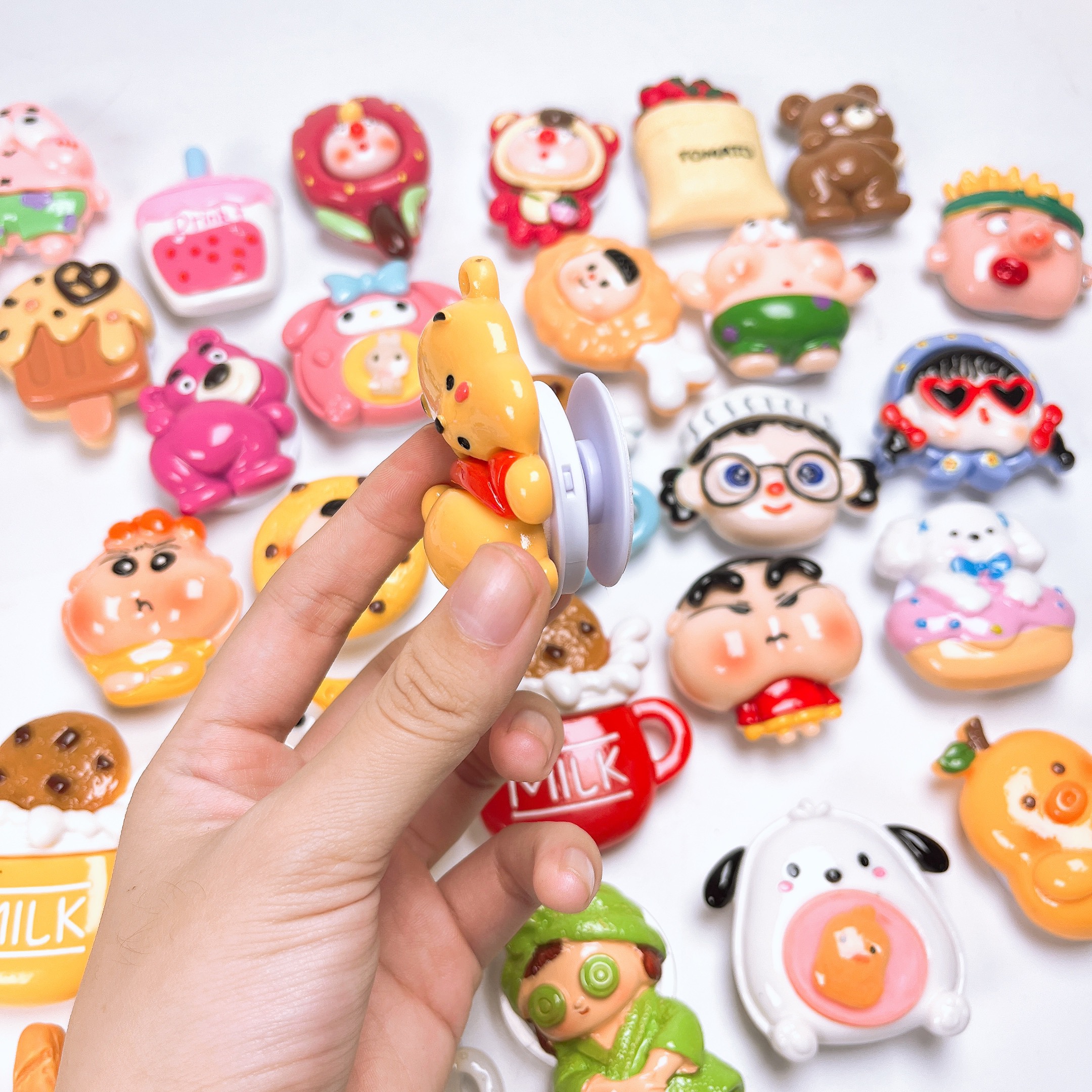 New cute multi-functional pop-iRing hand phone holder stand, shape random pick