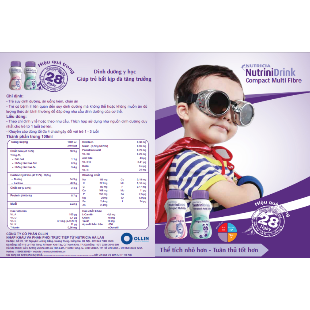 [1 Lon] Sữa Bột Nutrinidrink Vị Vani 400g - Sữa Nhập Khẩu Đức