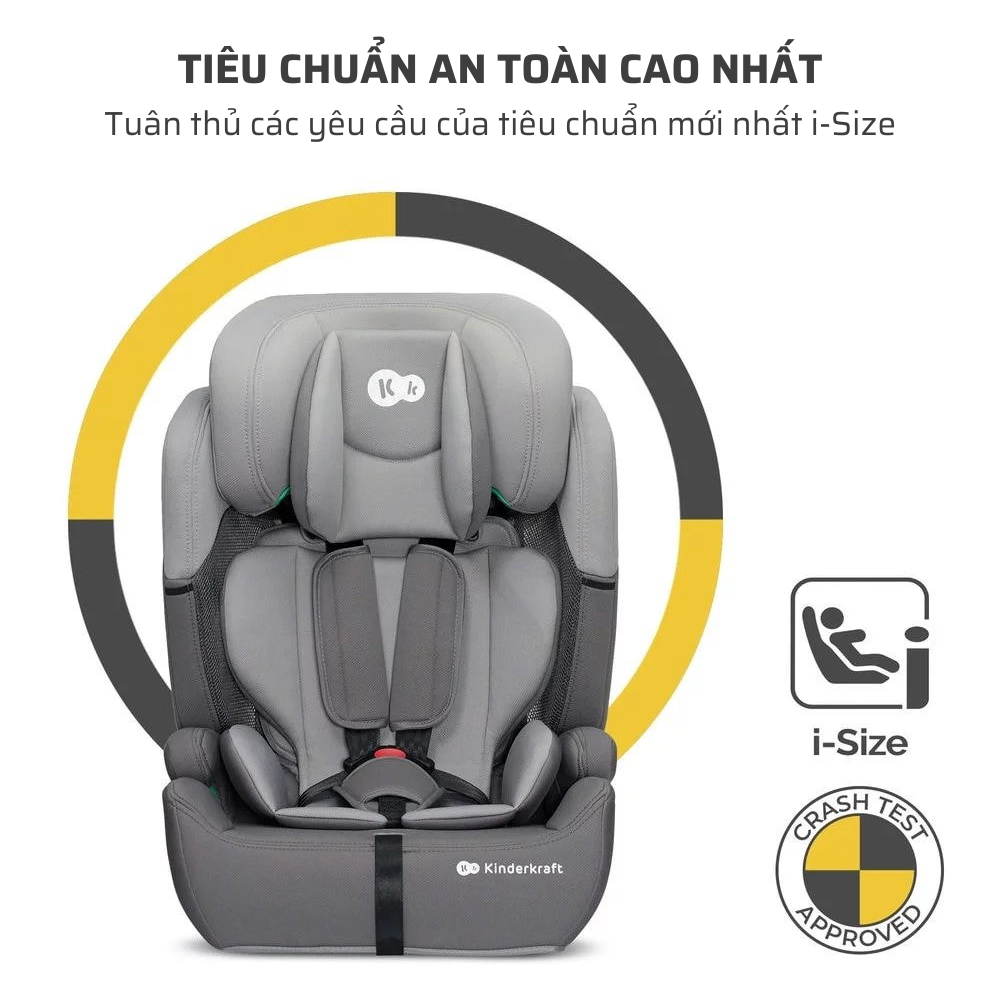 GHẾ Ô TÔ CHO BÉ KINDERKRAFT COMFORT UP ISIZE